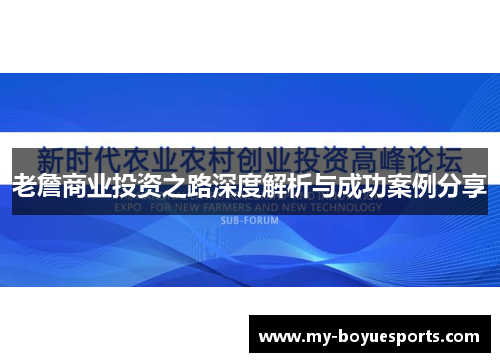 老詹商业投资之路深度解析与成功案例分享