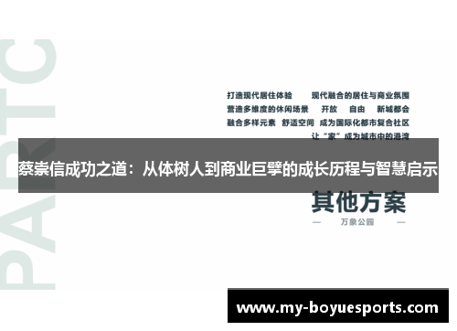 蔡崇信成功之道:从体树人到商业巨擘的成长历程与智慧启示 蔡崇信成功之道:从体树人到商业巨擘的成长历程与智慧启示